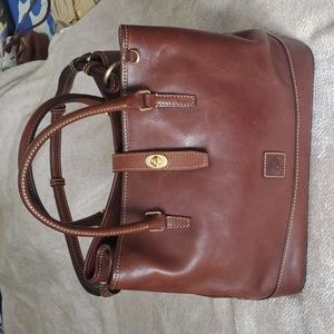 Dooney and Bourke Florentine Leather Perry Satchel